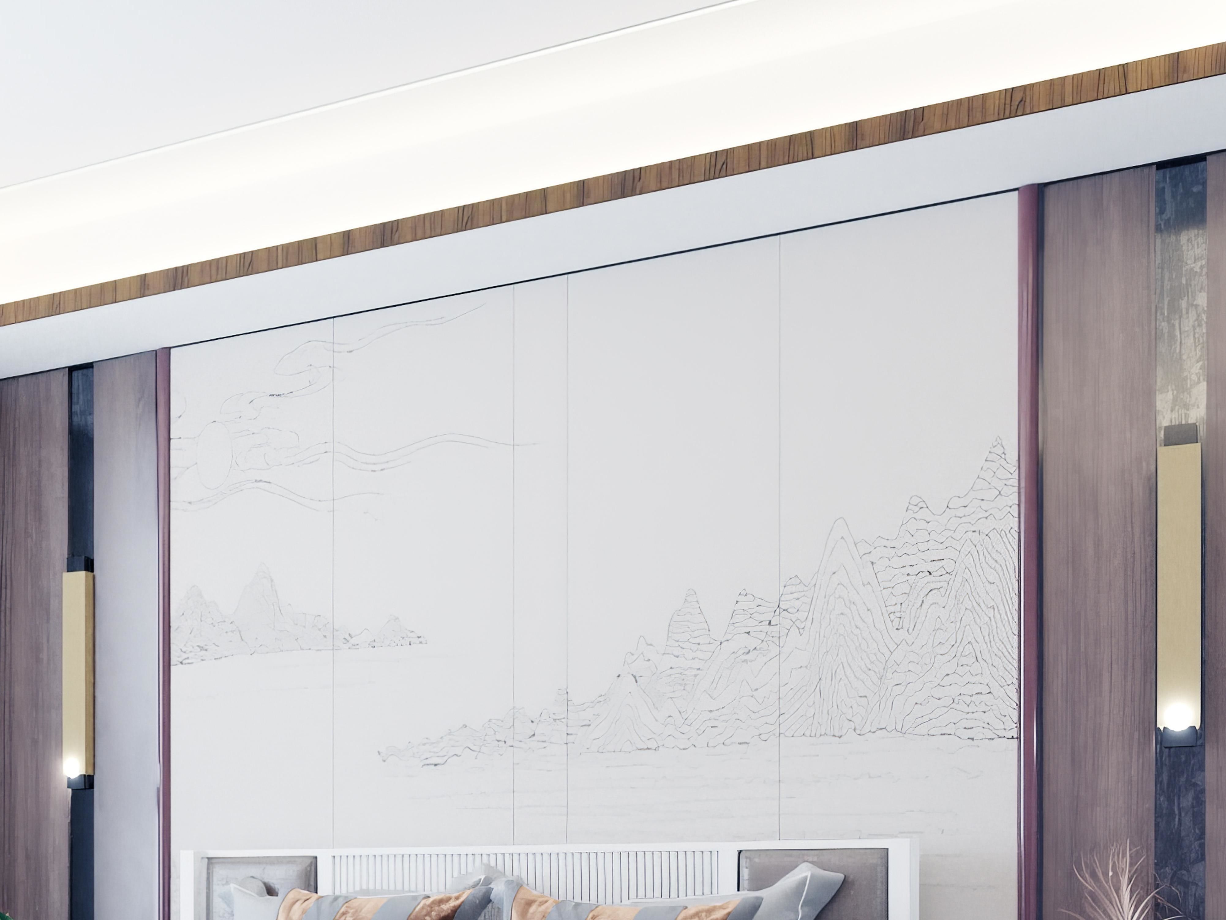 bedroom Chinese style New 3D model_5