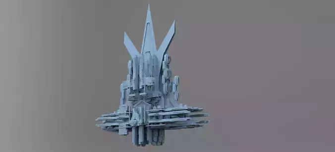 Machine City Scorpion tail 1 3D model