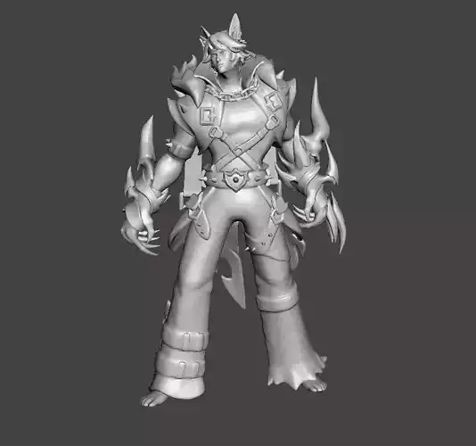 Soul Fighter Sett 3D Model