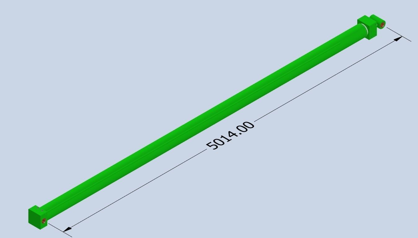 Hdyraulic cylindersTele 13380 mm  3D model_4
