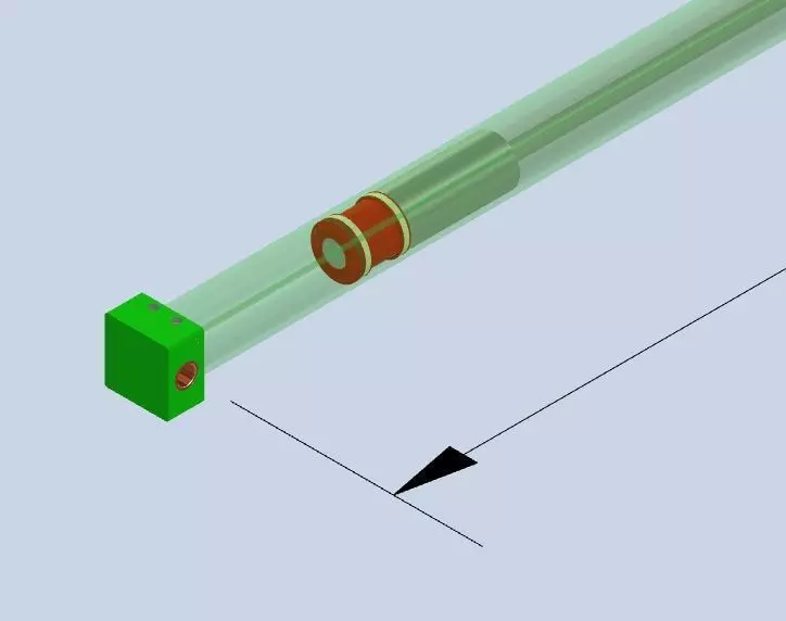Hdyraulic cylindersTele 13380 mm  3D model_0