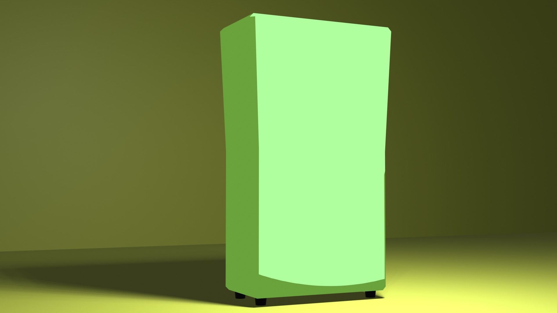 Cola Machine  Low-poly 3D model_3
