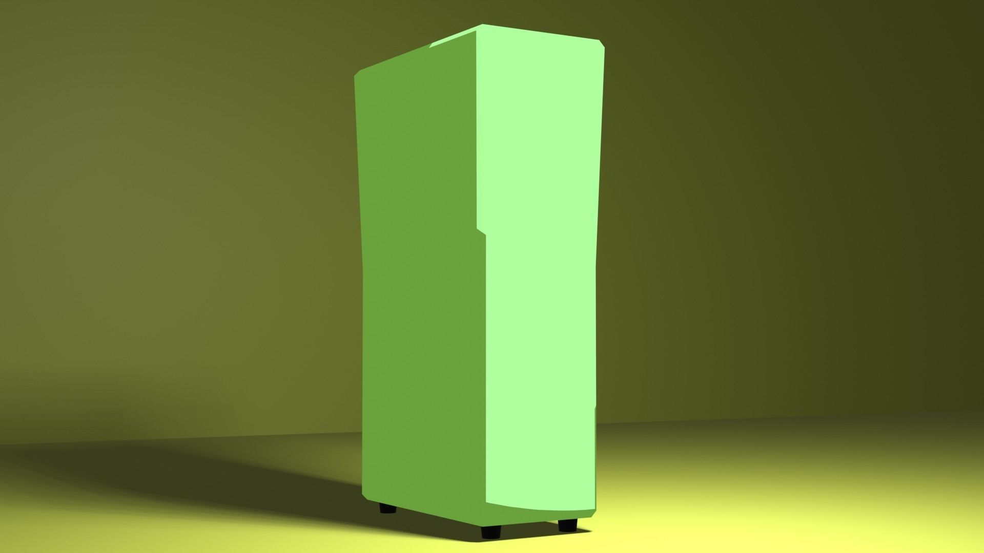 Cola Machine  Low-poly 3D model_2