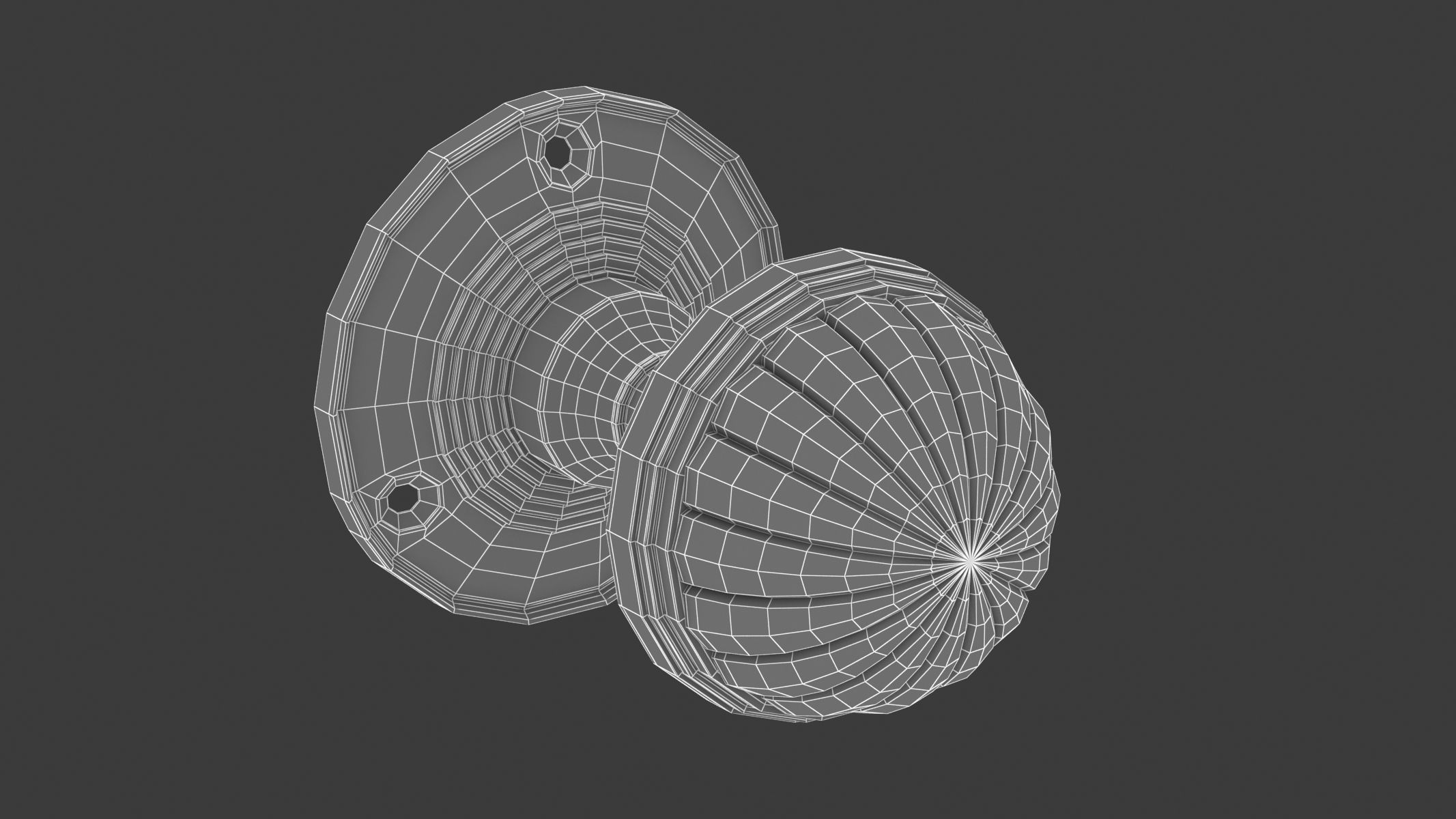 100 Door Handles Collection  3D model_87