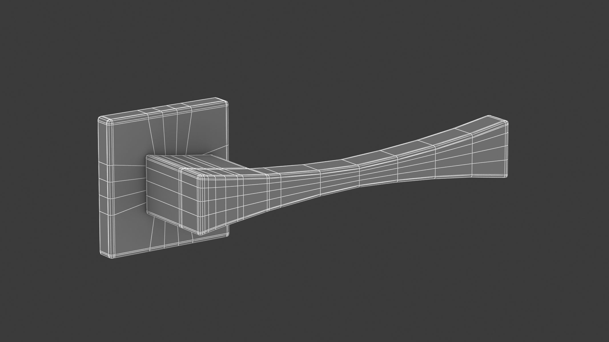 100 Door Handles Collection  3D model_13