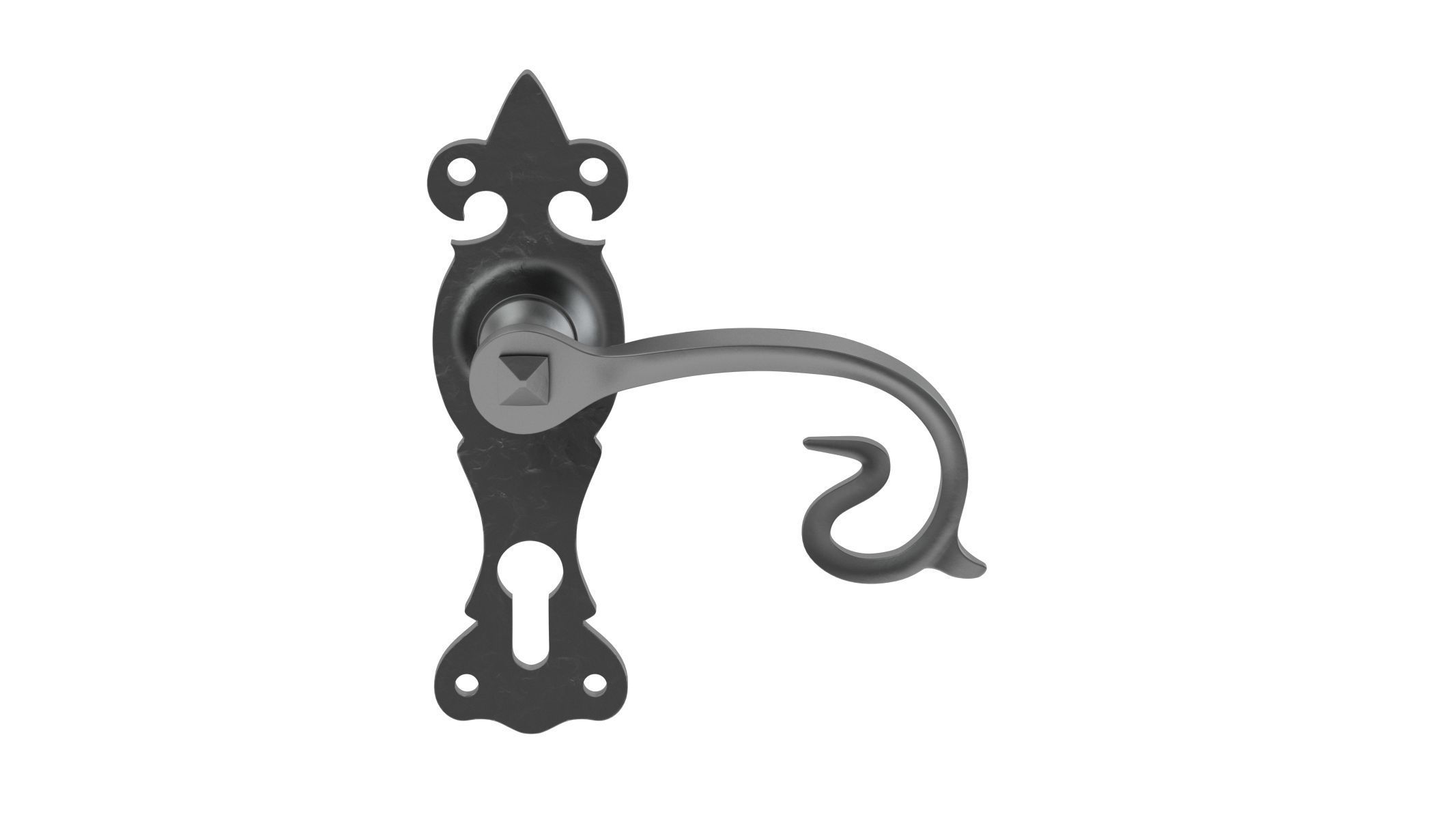 100 Door Handles Collection  3D model_82