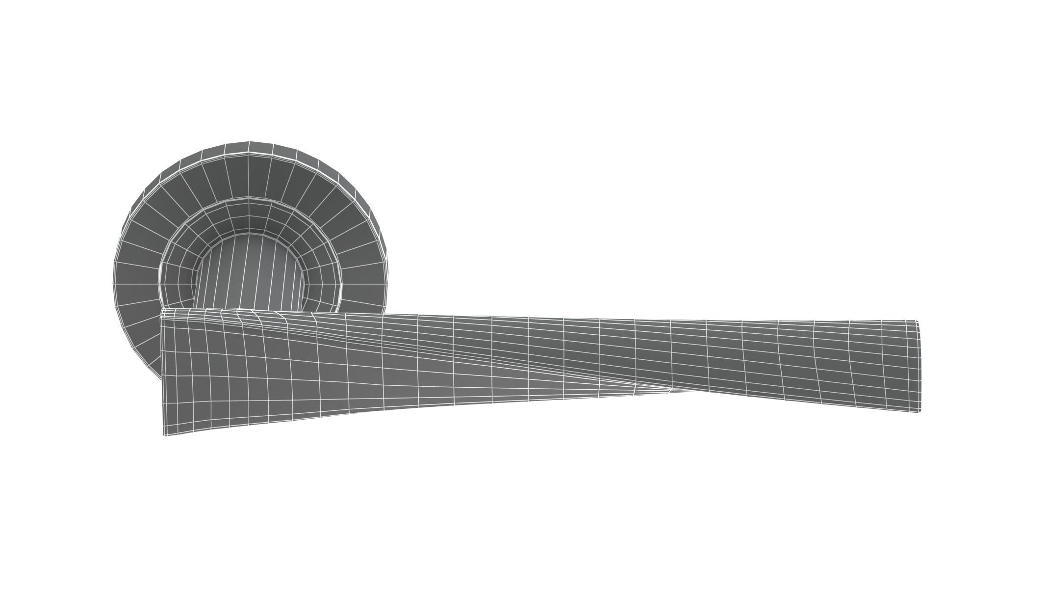 100 Door Handles Collection  3D model_65