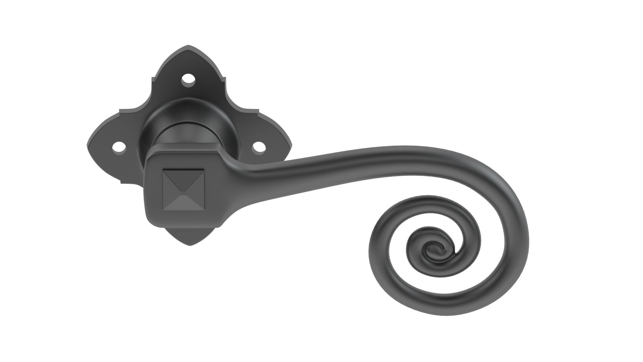 100 Door Handles Collection  3D model_58