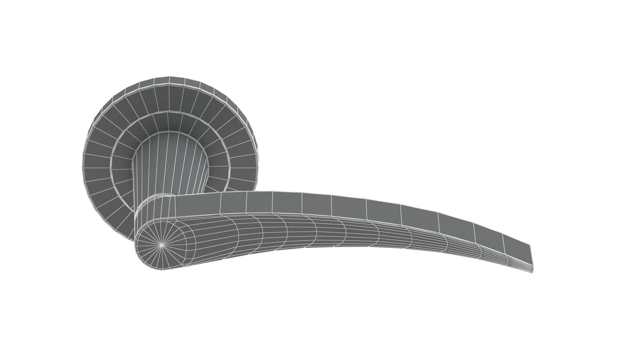 100 Door Handles Collection  3D model_79