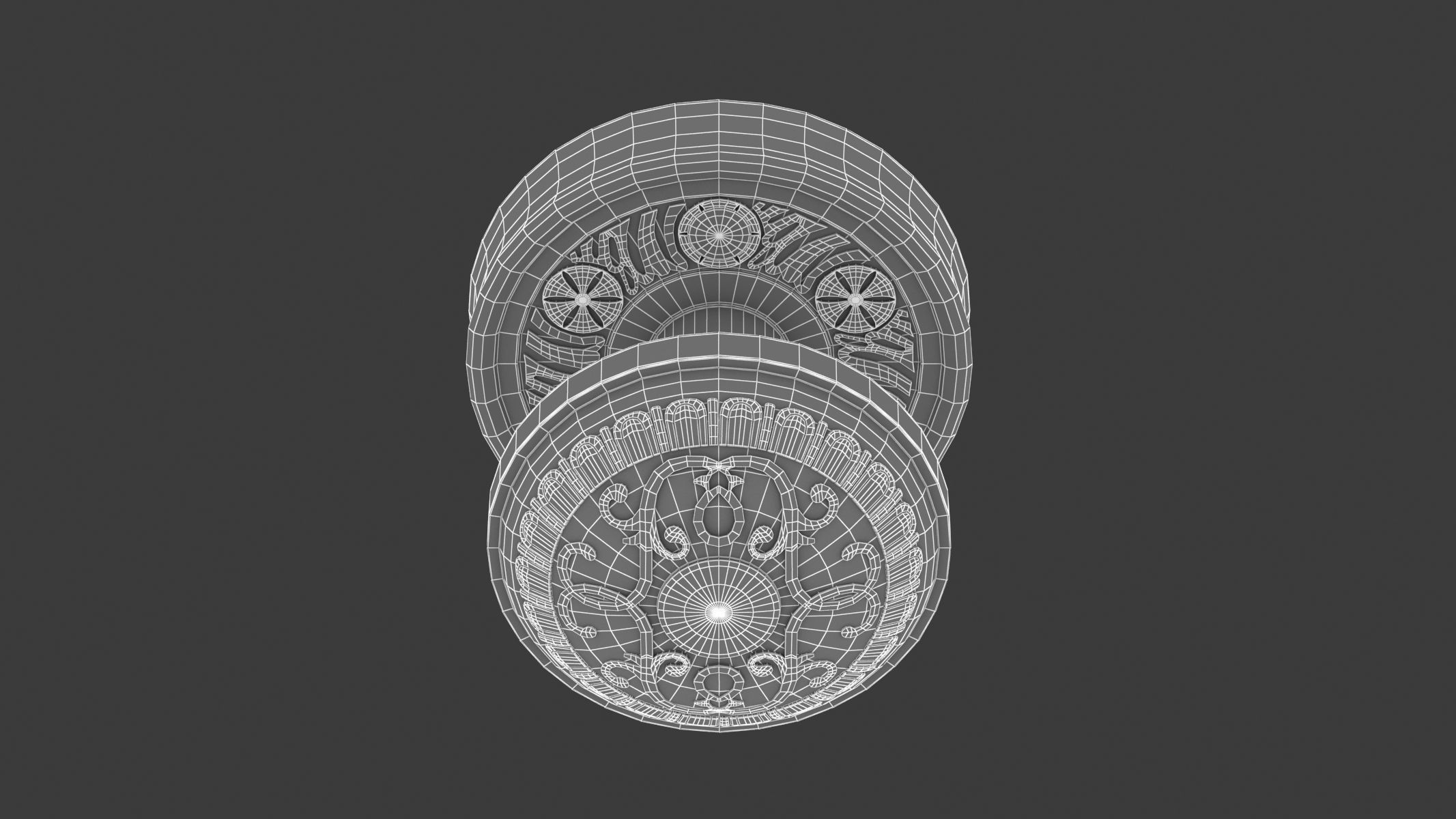 100 Door Handles Collection  3D model_23