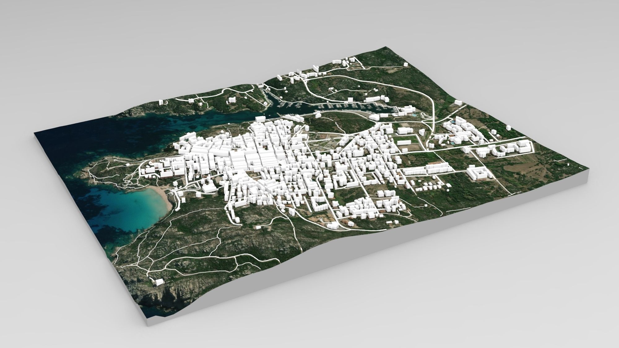 Lungoni Santa Teresa Gallura Sardinia Italy 3D model_7