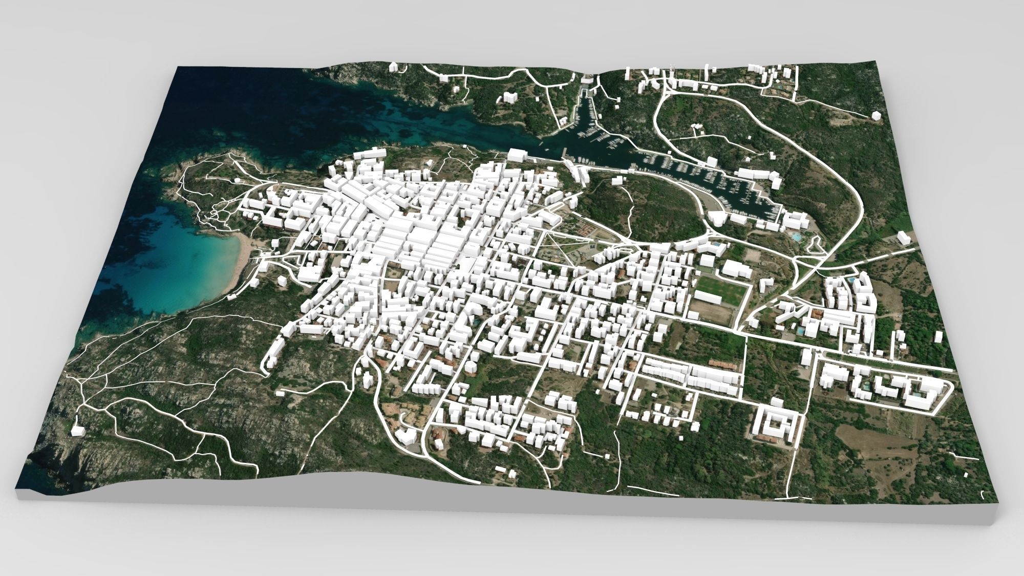 Lungoni Santa Teresa Gallura Sardinia Italy 3D model_3