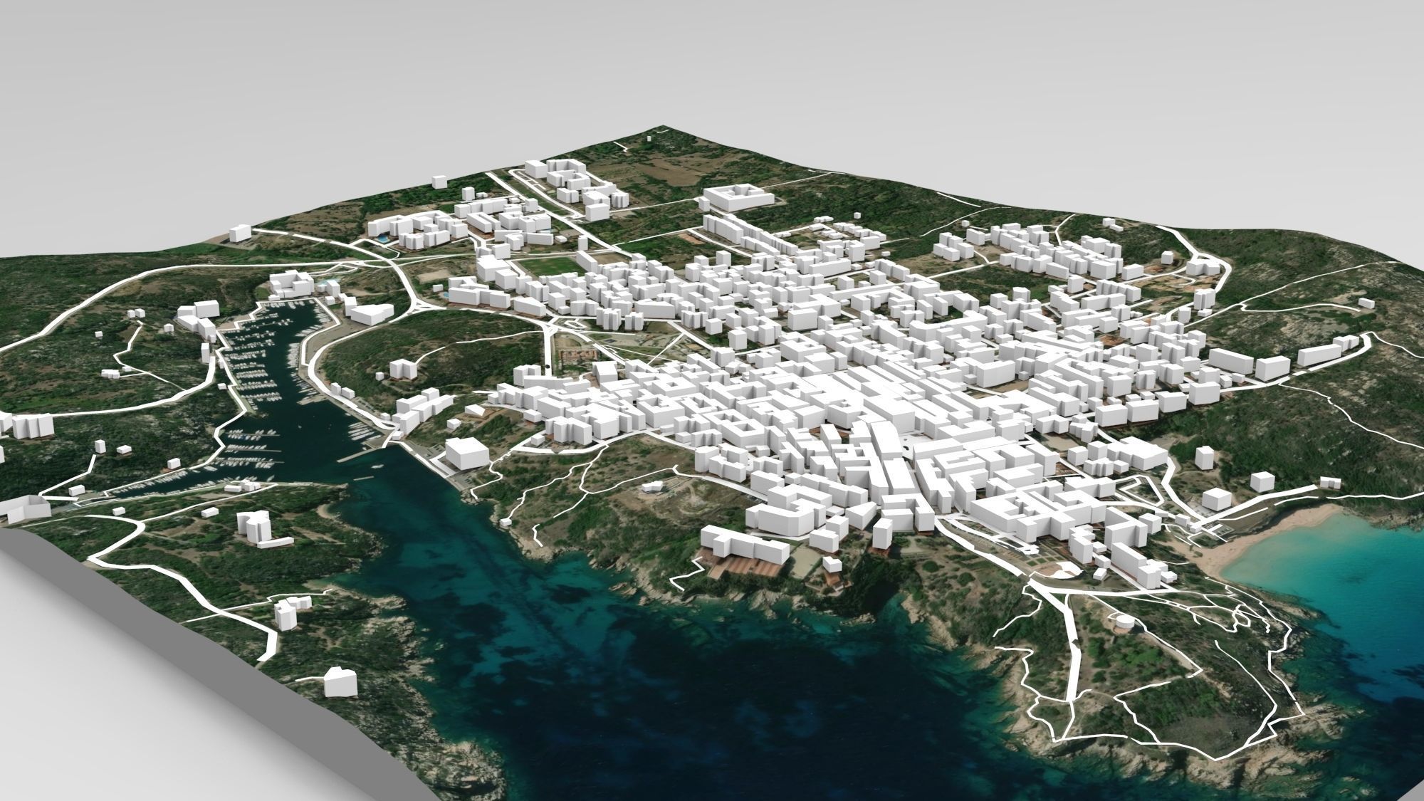 Lungoni Santa Teresa Gallura Sardinia Italy 3D model_4