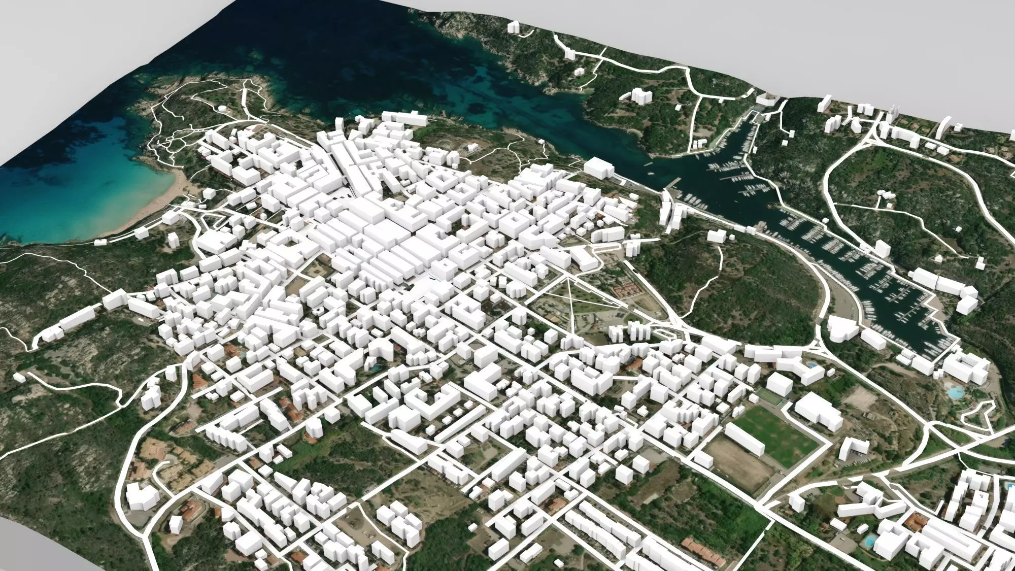 Lungoni Santa Teresa Gallura Sardinia Italy 3D model_0