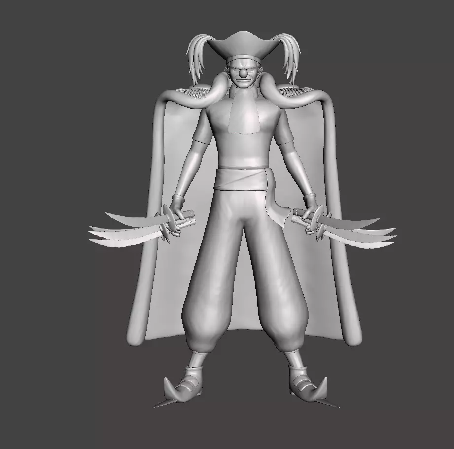 Buggy the Star Clown 3D Model 3D print model_0