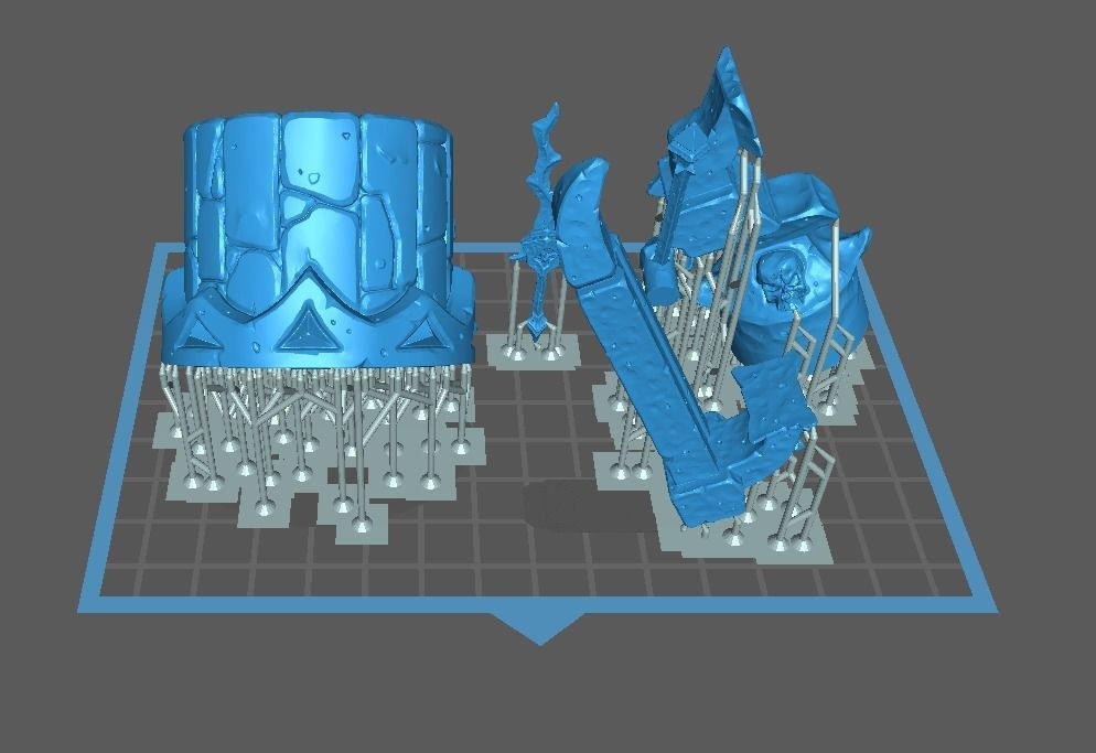 Undead vise and dagger 3d print 3D print model_1