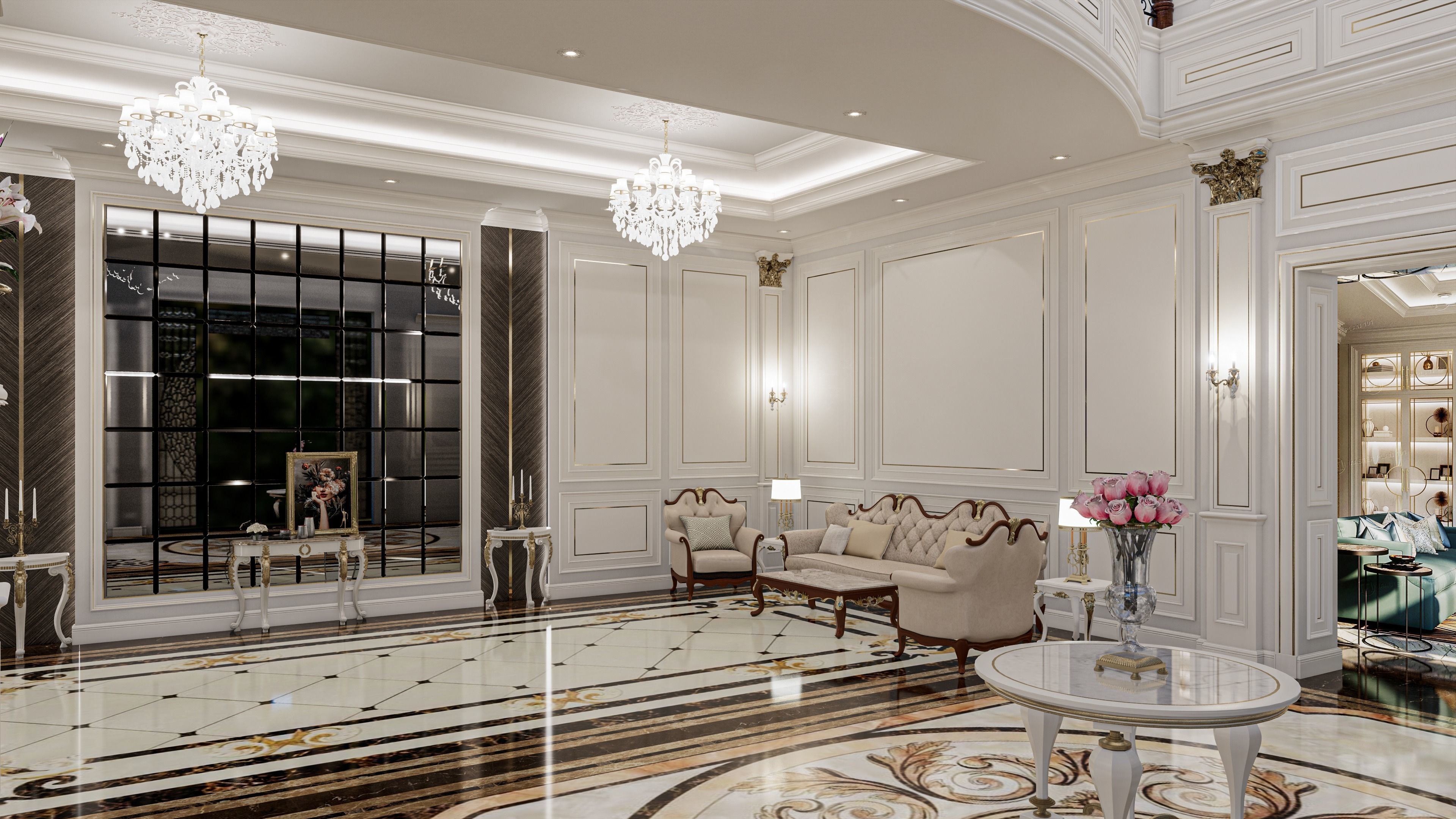 Luxery house 3D sketchupModel 3D model_9