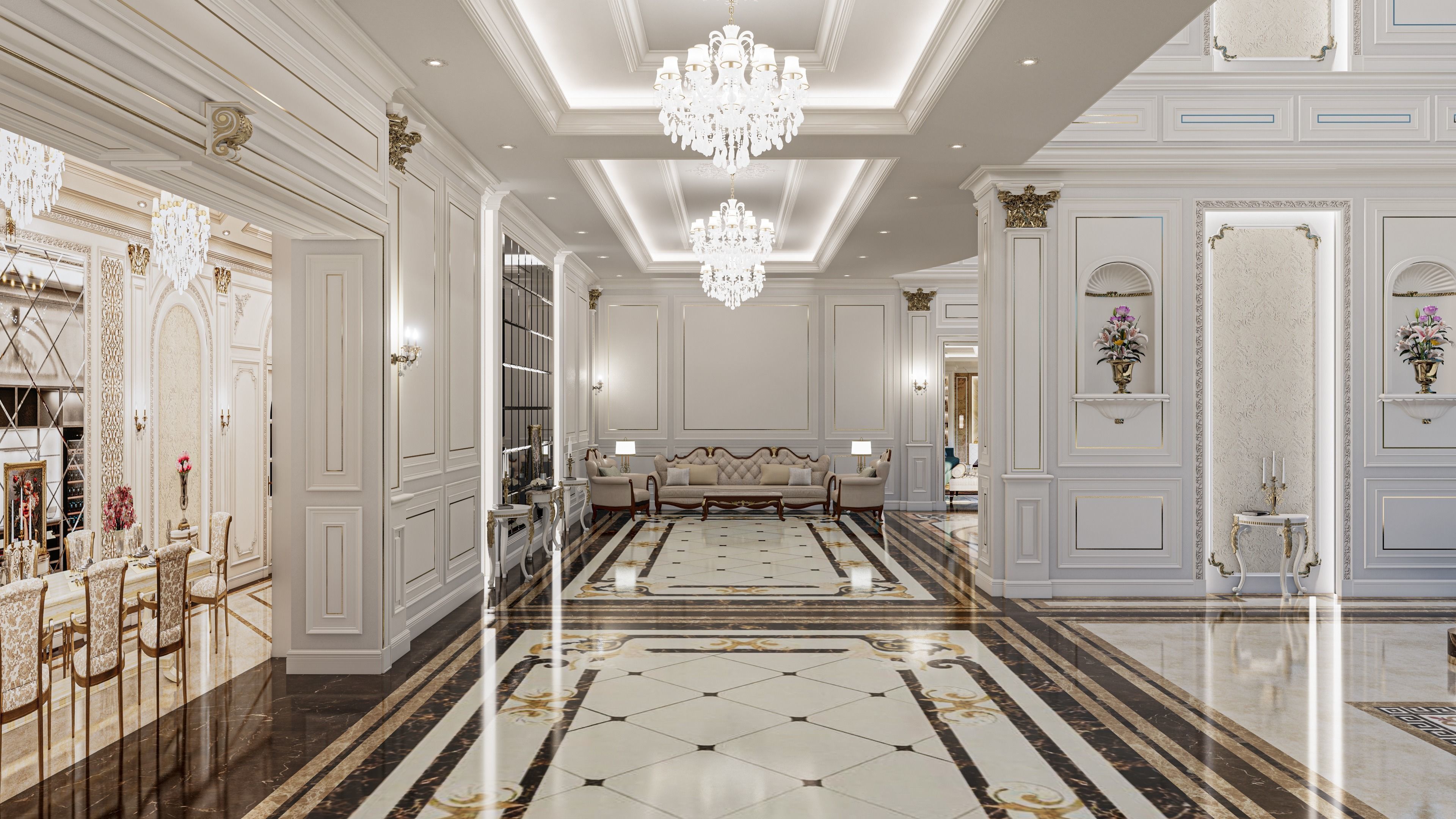 Luxery house 3D sketchupModel 3D model_10