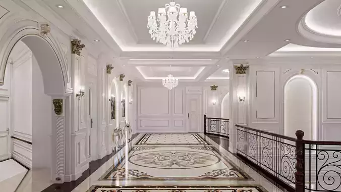 Luxery house 3D sketchupModel 3D model