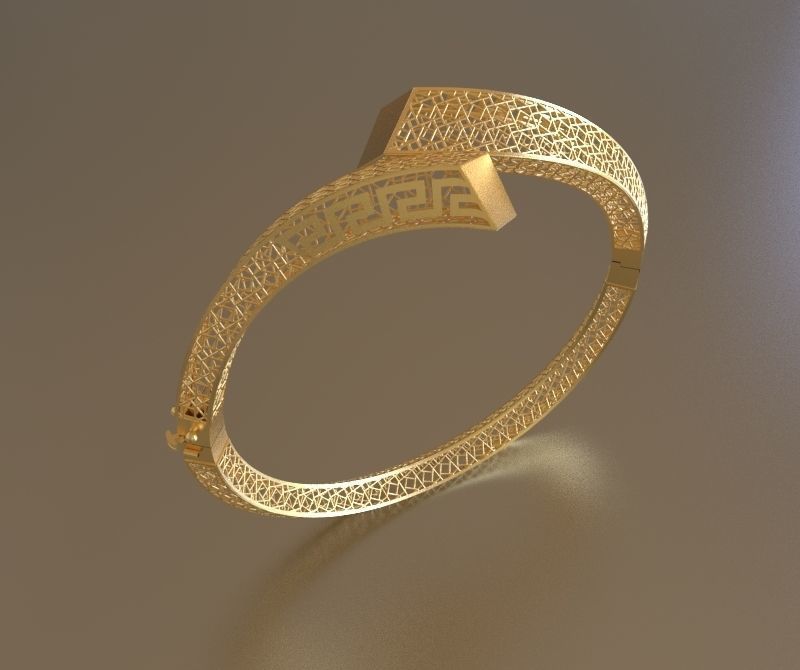 Bracelet 3D print model_4