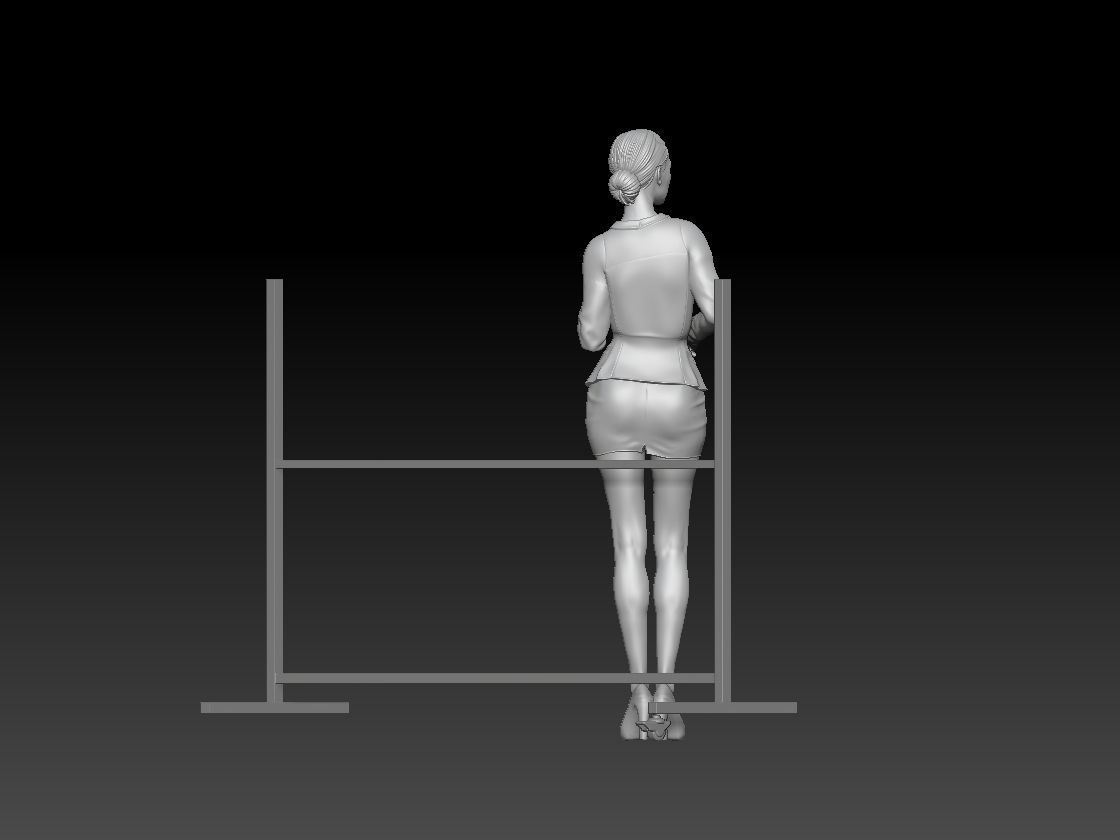 TEACHER GIRL 4 3D print model_5