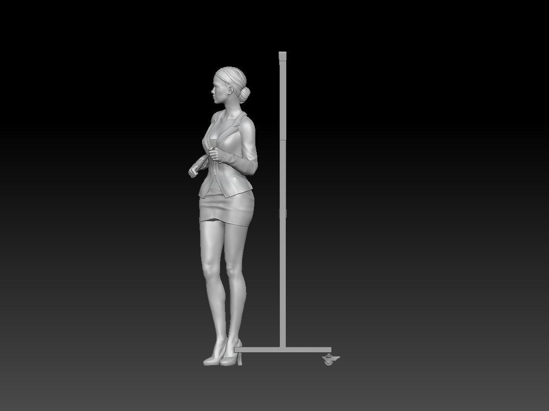 TEACHER GIRL 4 3D print model_2