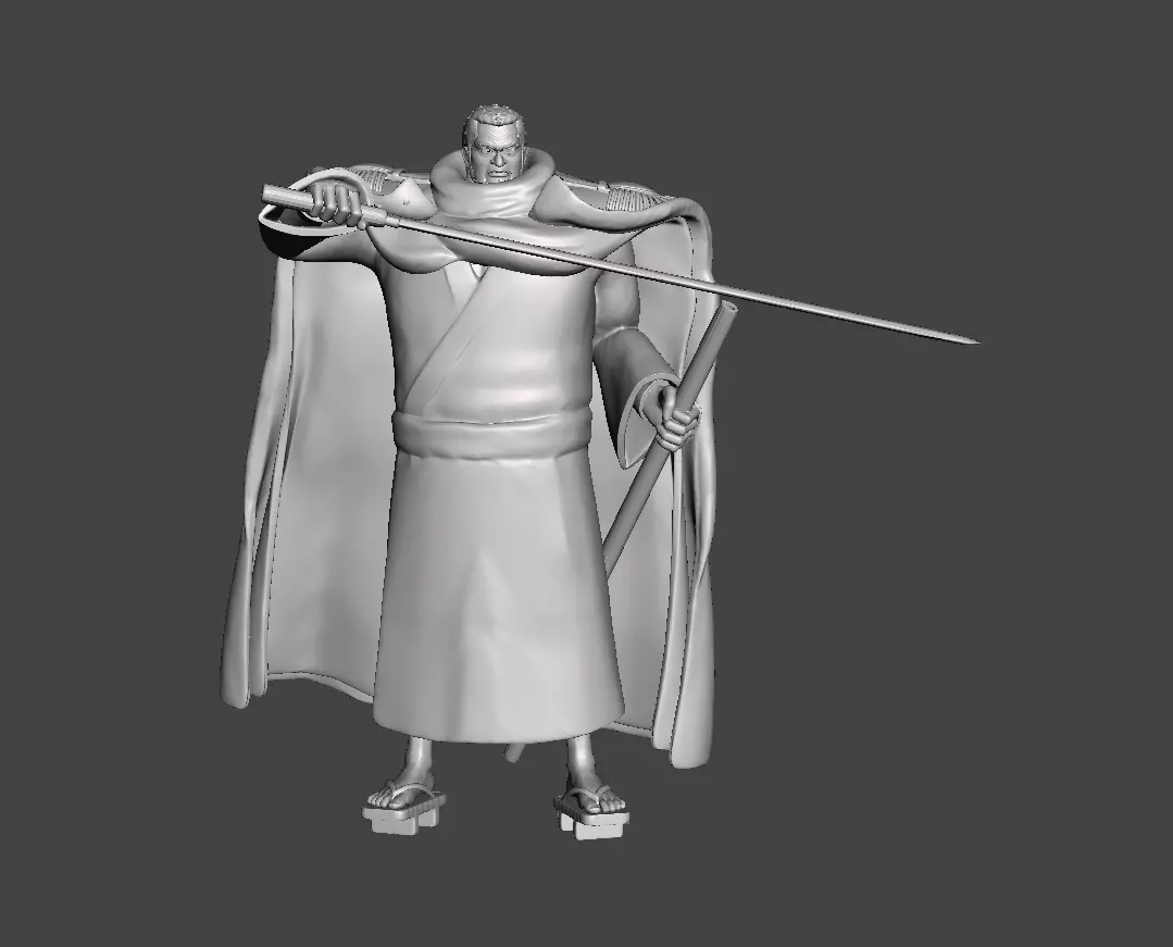 Admiral Fujitora 3D Model 3D print model_0