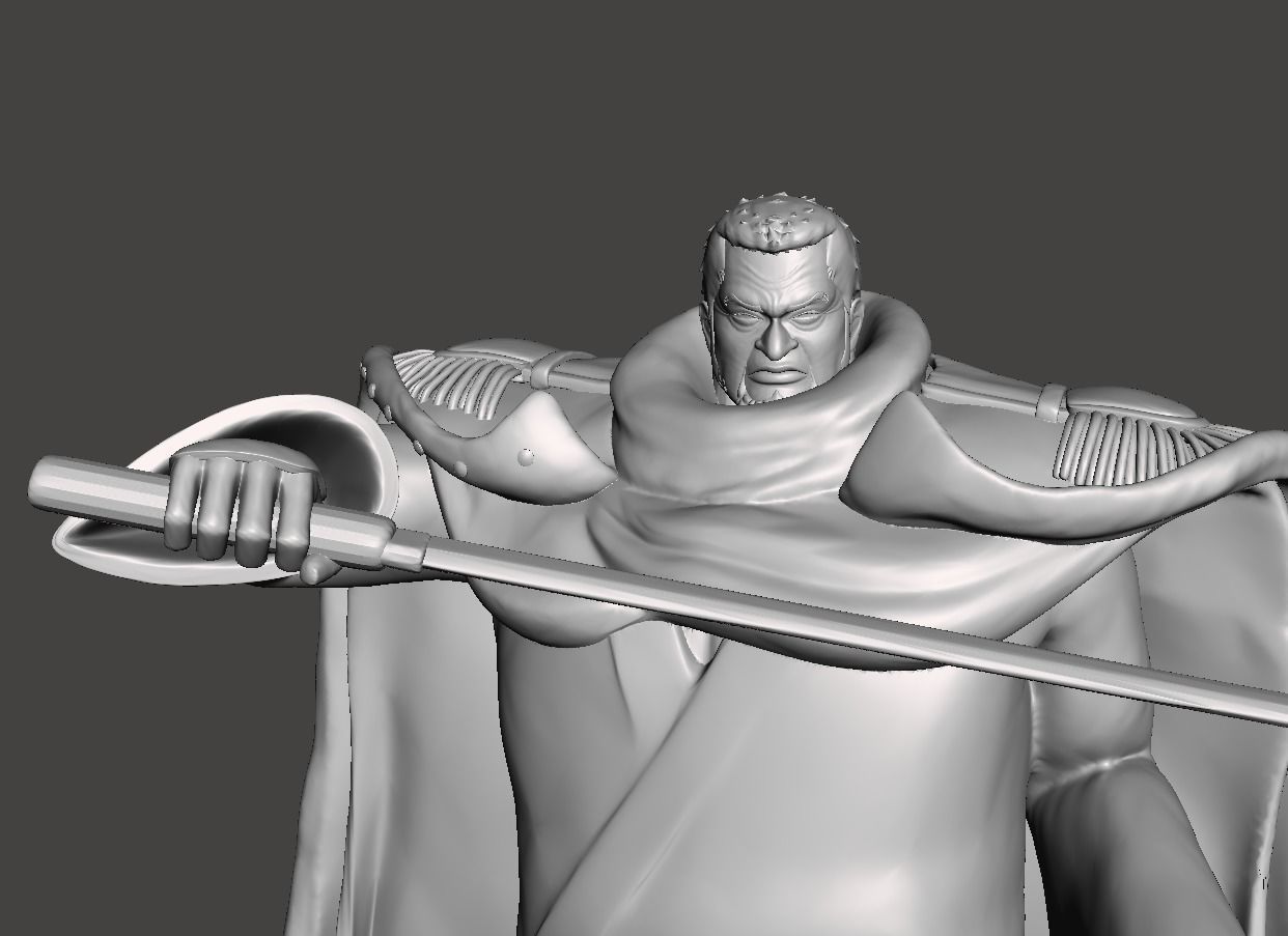 Admiral Fujitora 3D Model 3D print model_1