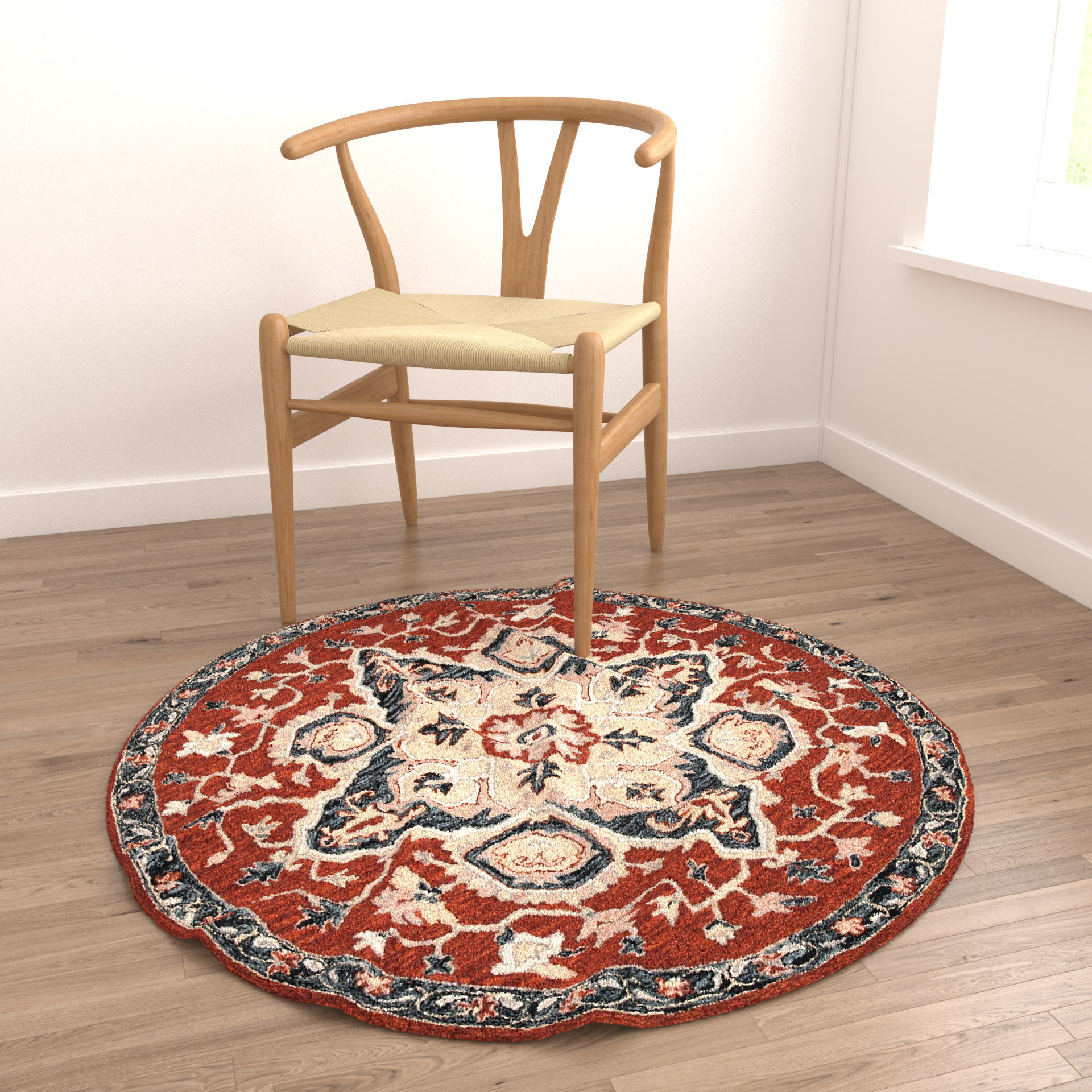 Rugs No 903 Low-poly 3D model_3