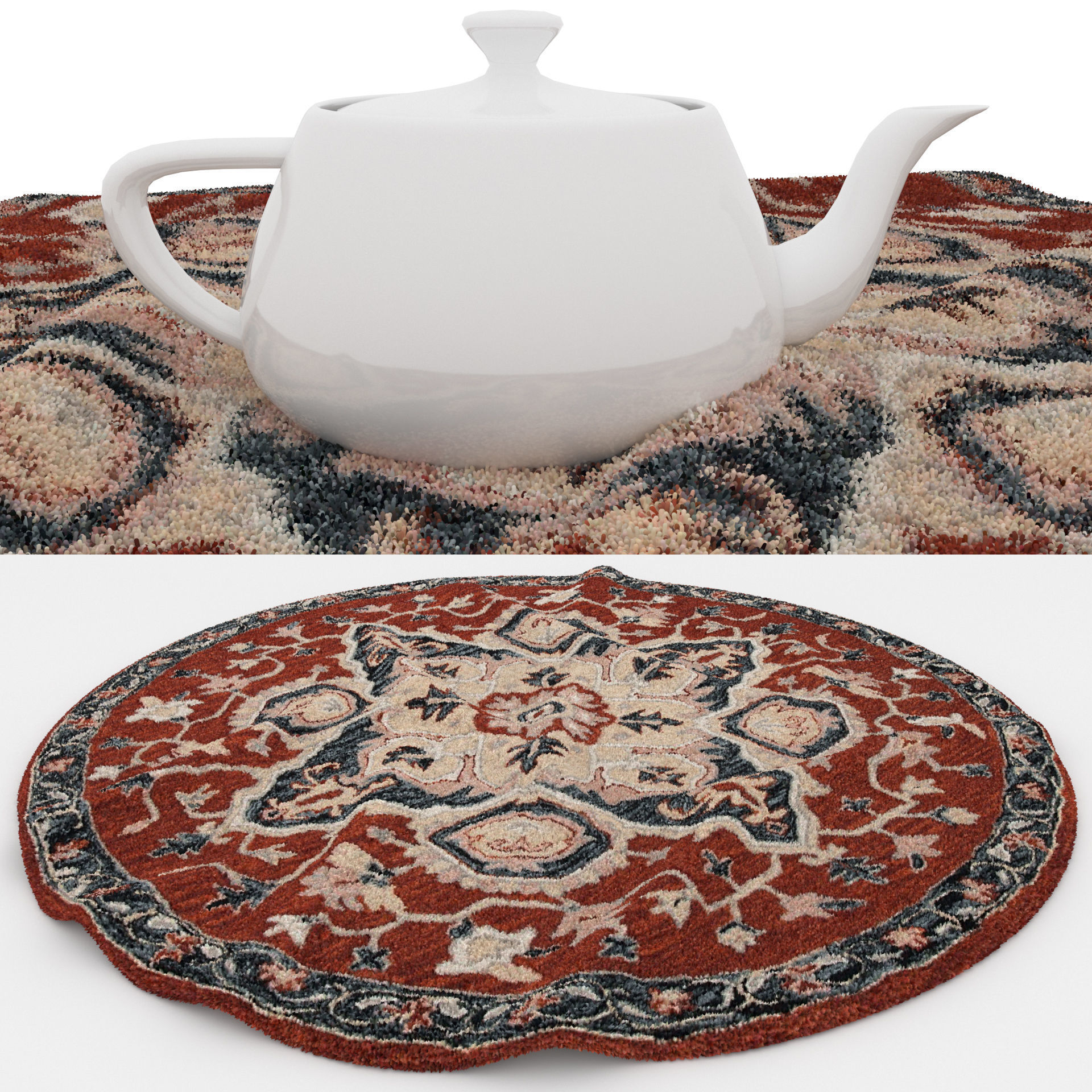 Rugs No 903 Low-poly 3D model_1