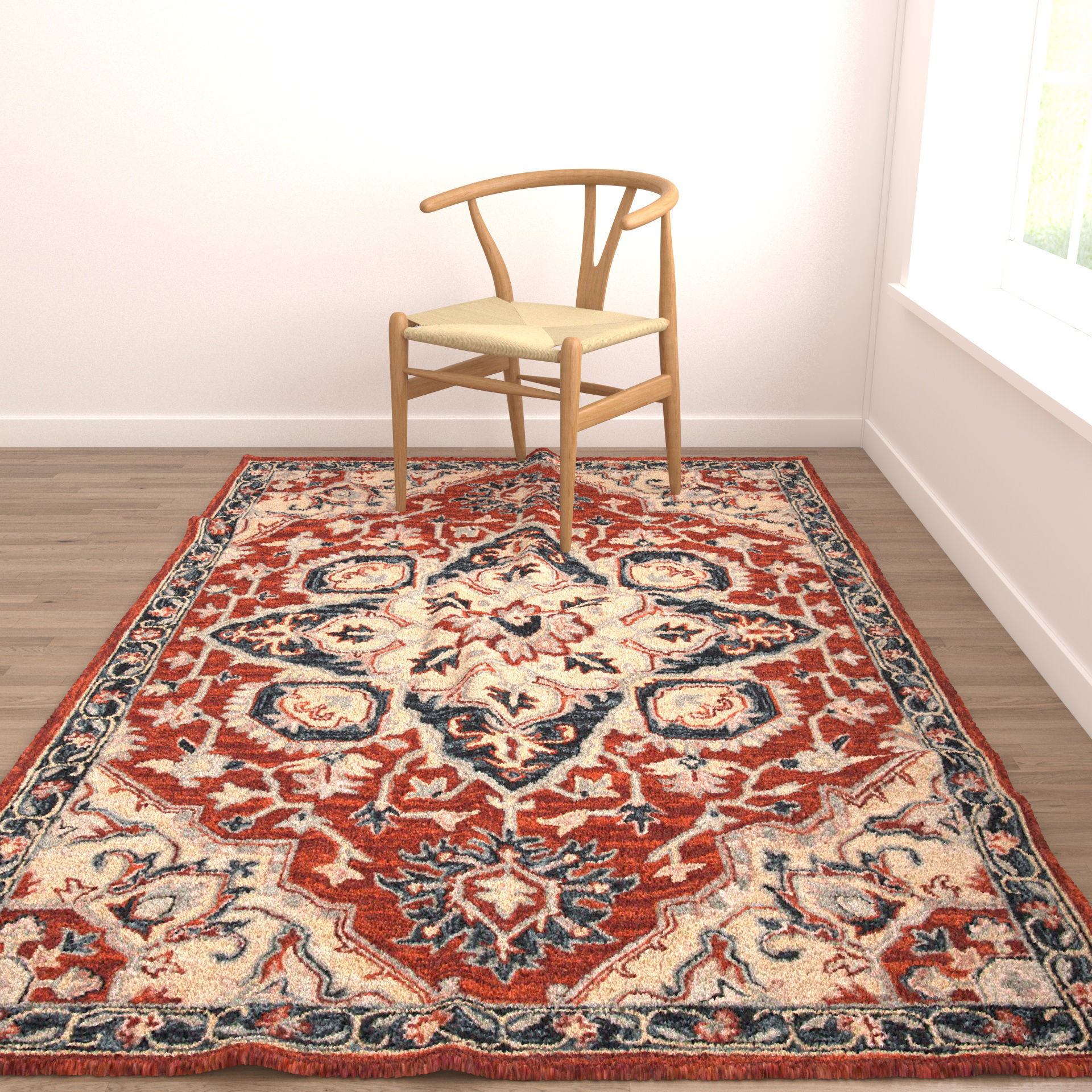 Rugs No 903 Low-poly 3D model_4
