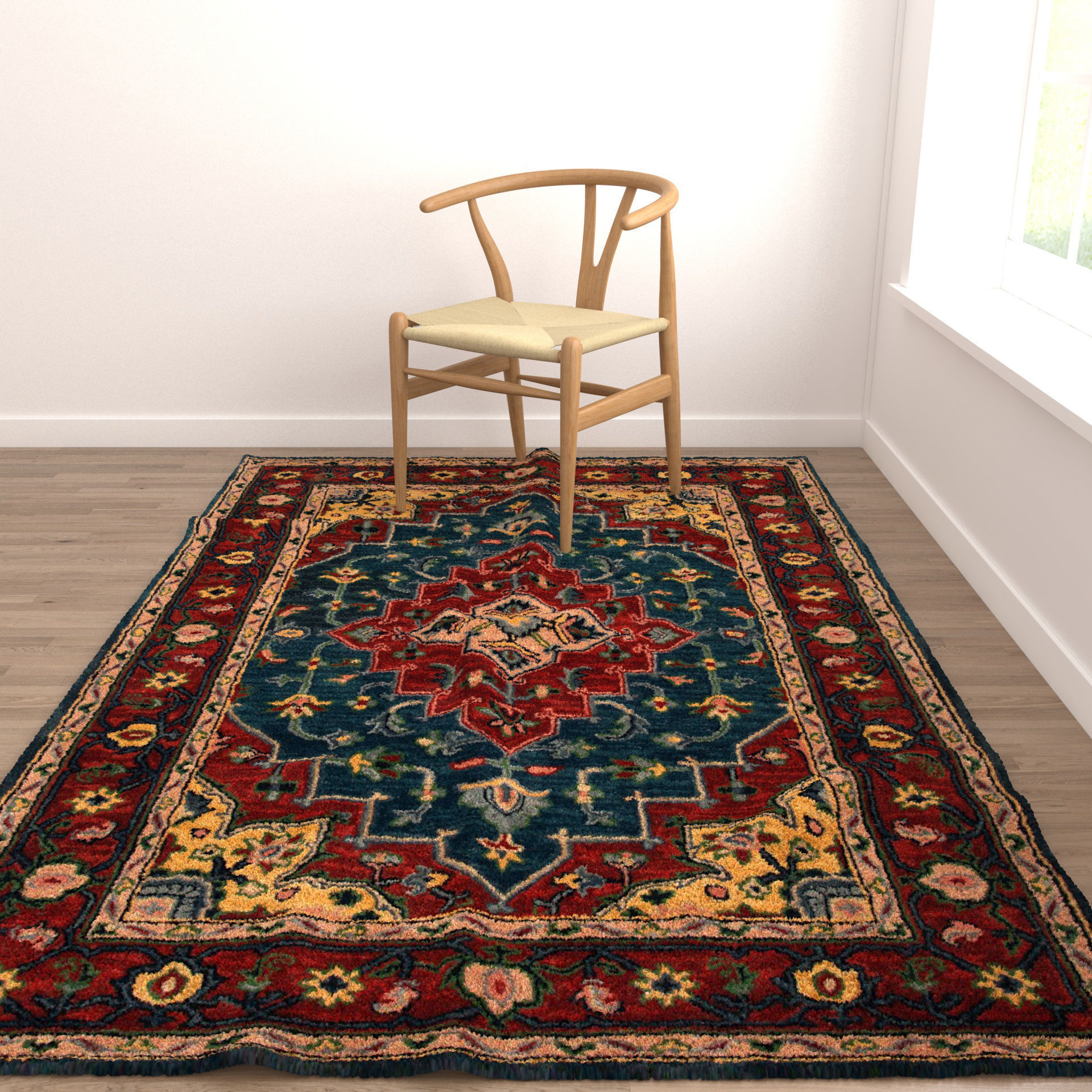 Rugs No 904 Low-poly 3D model_4