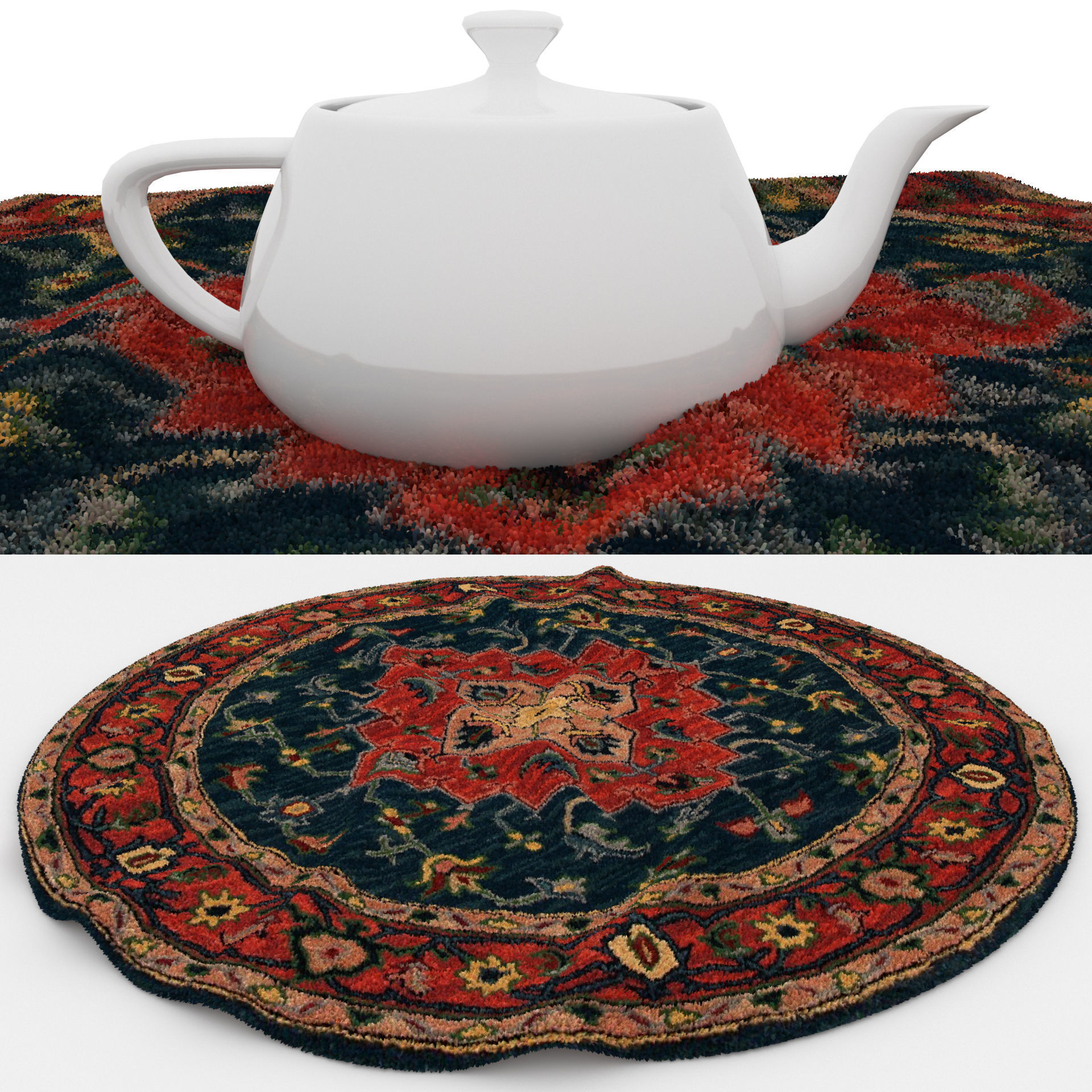 Rugs No 904 Low-poly 3D model_1