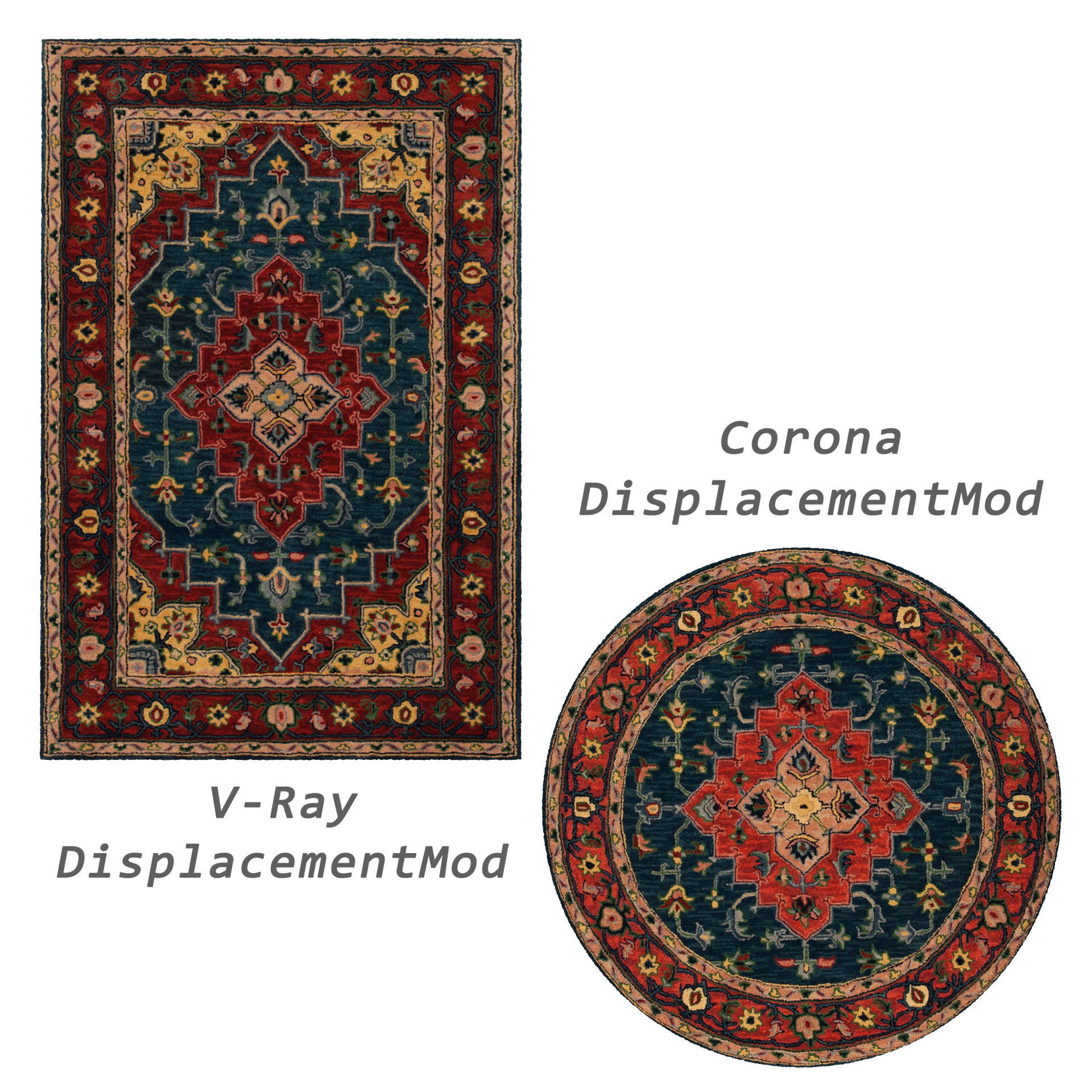 Rugs No 904 Low-poly 3D model_2