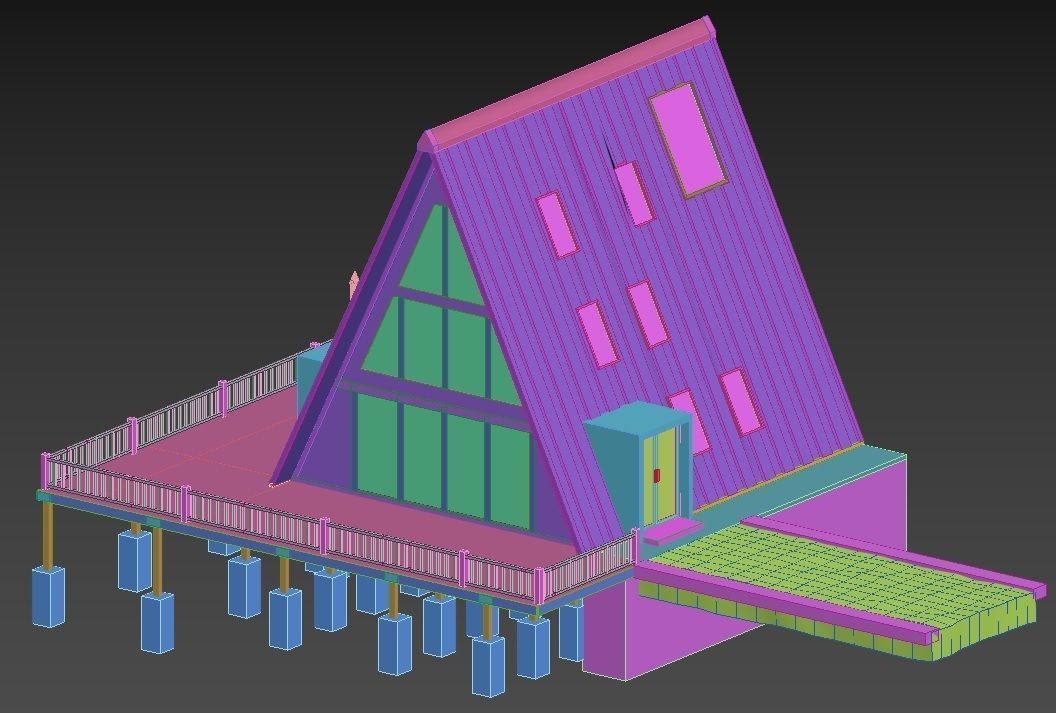 A - Frame tiny house   3D model_5