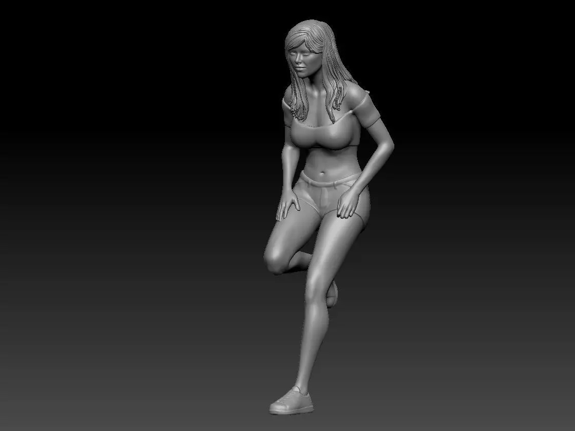 lea leaning 3D print model_0