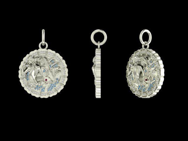 pendant  3D print model_3