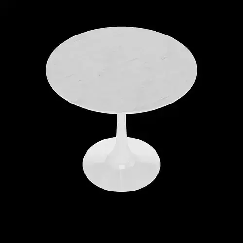 White cafe table