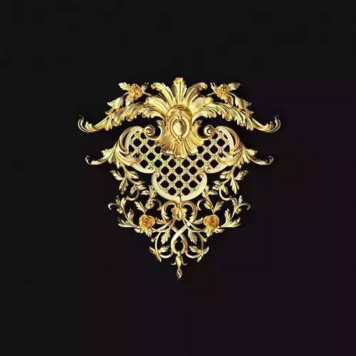 Central decor ornament for furniture