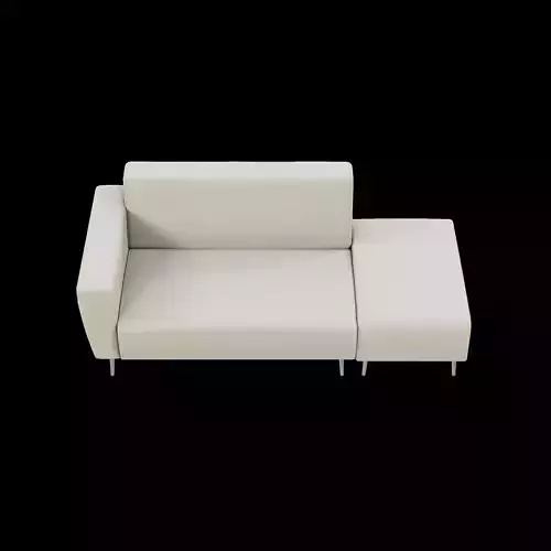 Fabric sofa-stool set