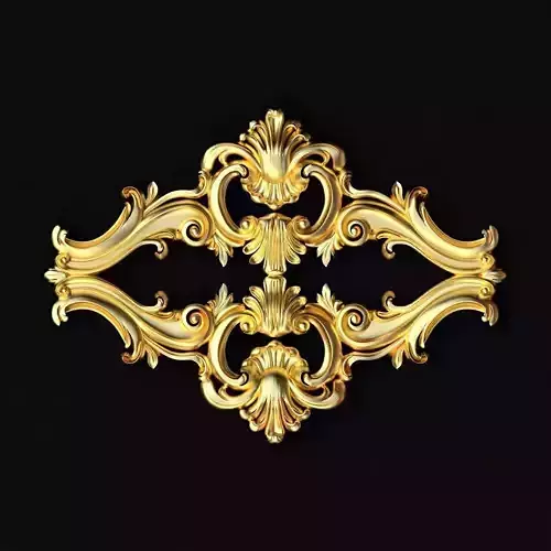 Central decor ornament for furniture