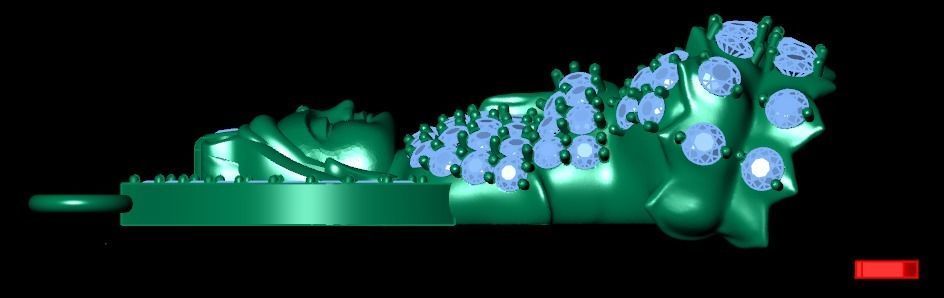 Guanyin Buddha statue 3D print model_1