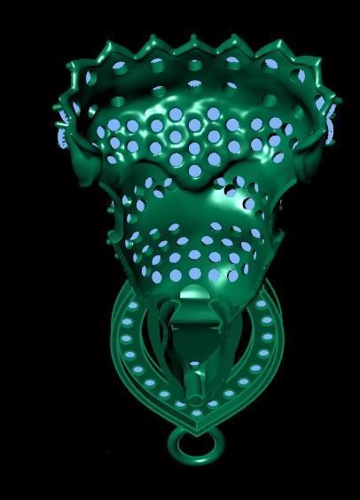 Guanyin Buddha statue 3D print model_2