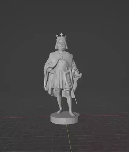 Pepin the Short 3D print model