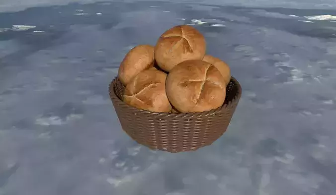 3D model of Bread Bun