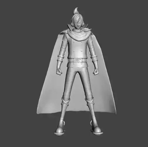 Vinsmoke Sanji Soba Mask 3D Model