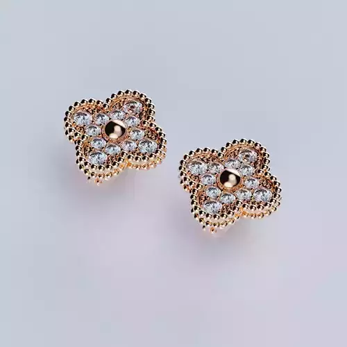 Earrings Perlee Alhambra Style 01