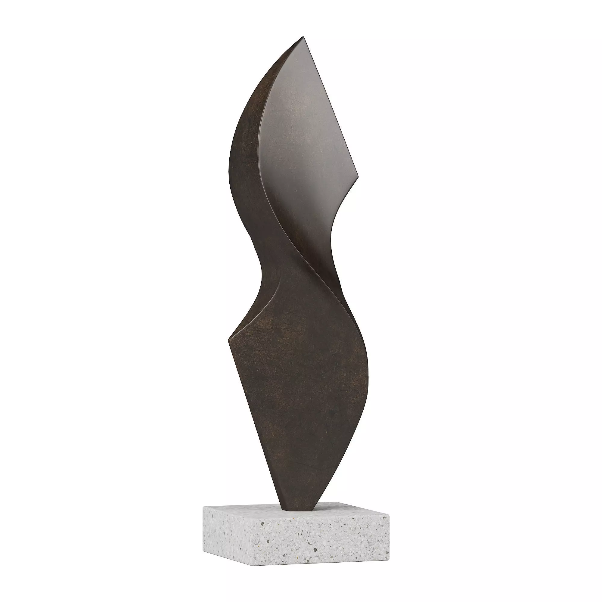 Abstract sculpture 3D model_0