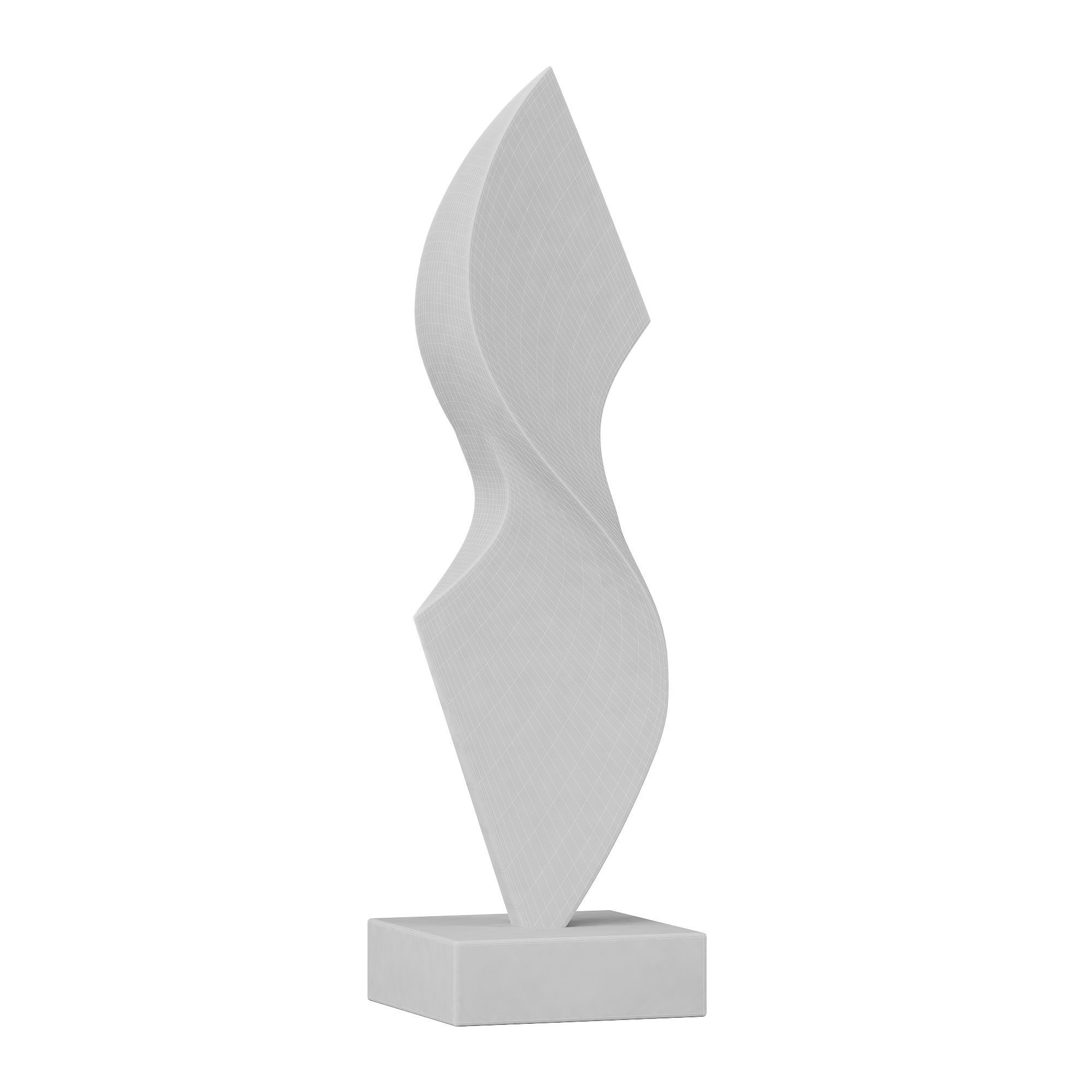 Abstract sculpture 3D model_3