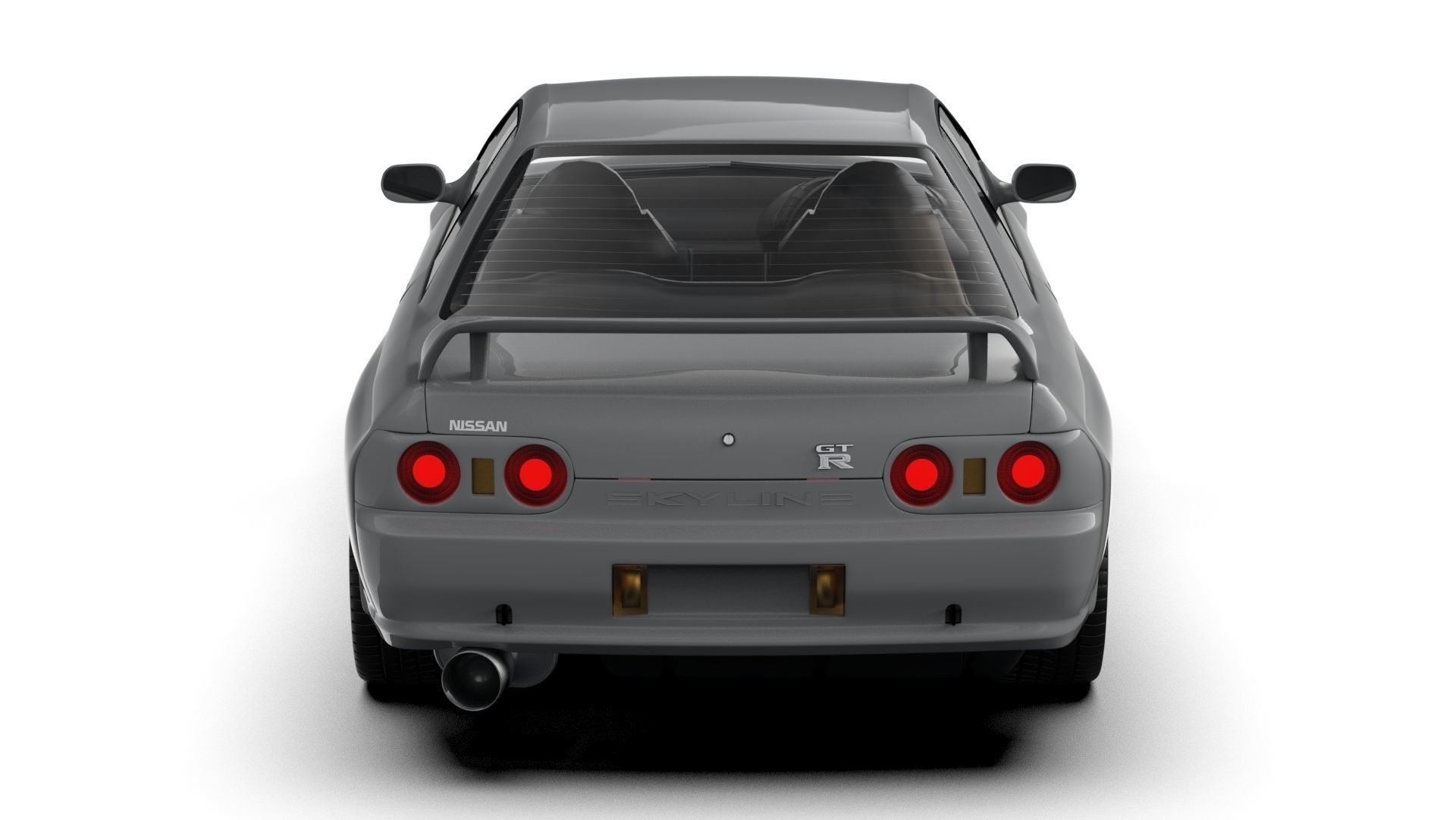 Nissan Skyline GTR R32 3D model_12